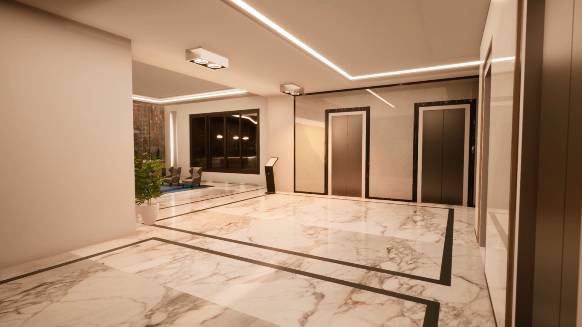 Luxury agate dining wall